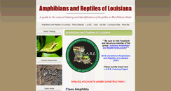 Desktop Screenshot of louisianaherps.com